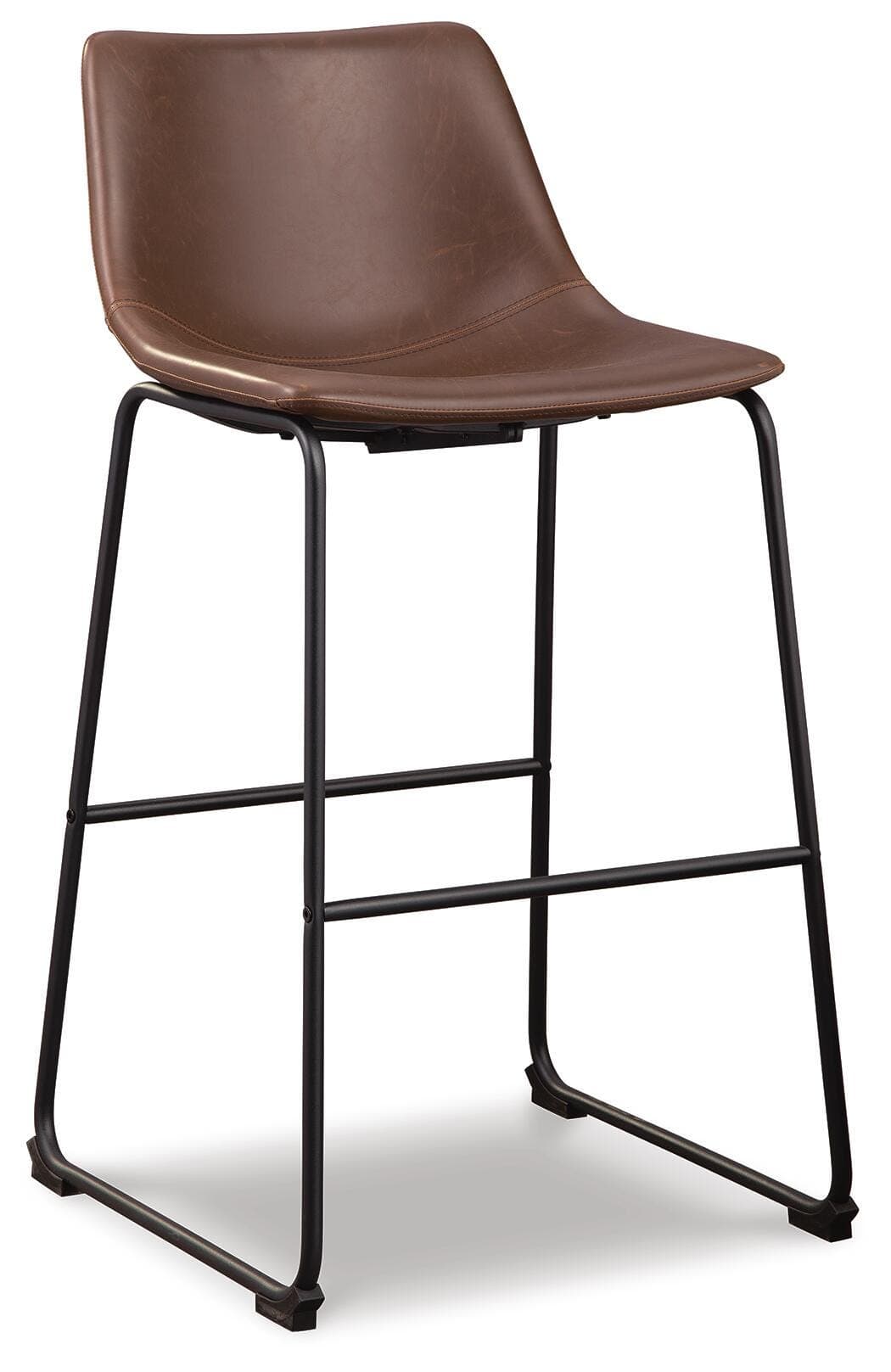Centiar Pub Height Bar Stool — Black/Gray & Brown/Beige — view 3