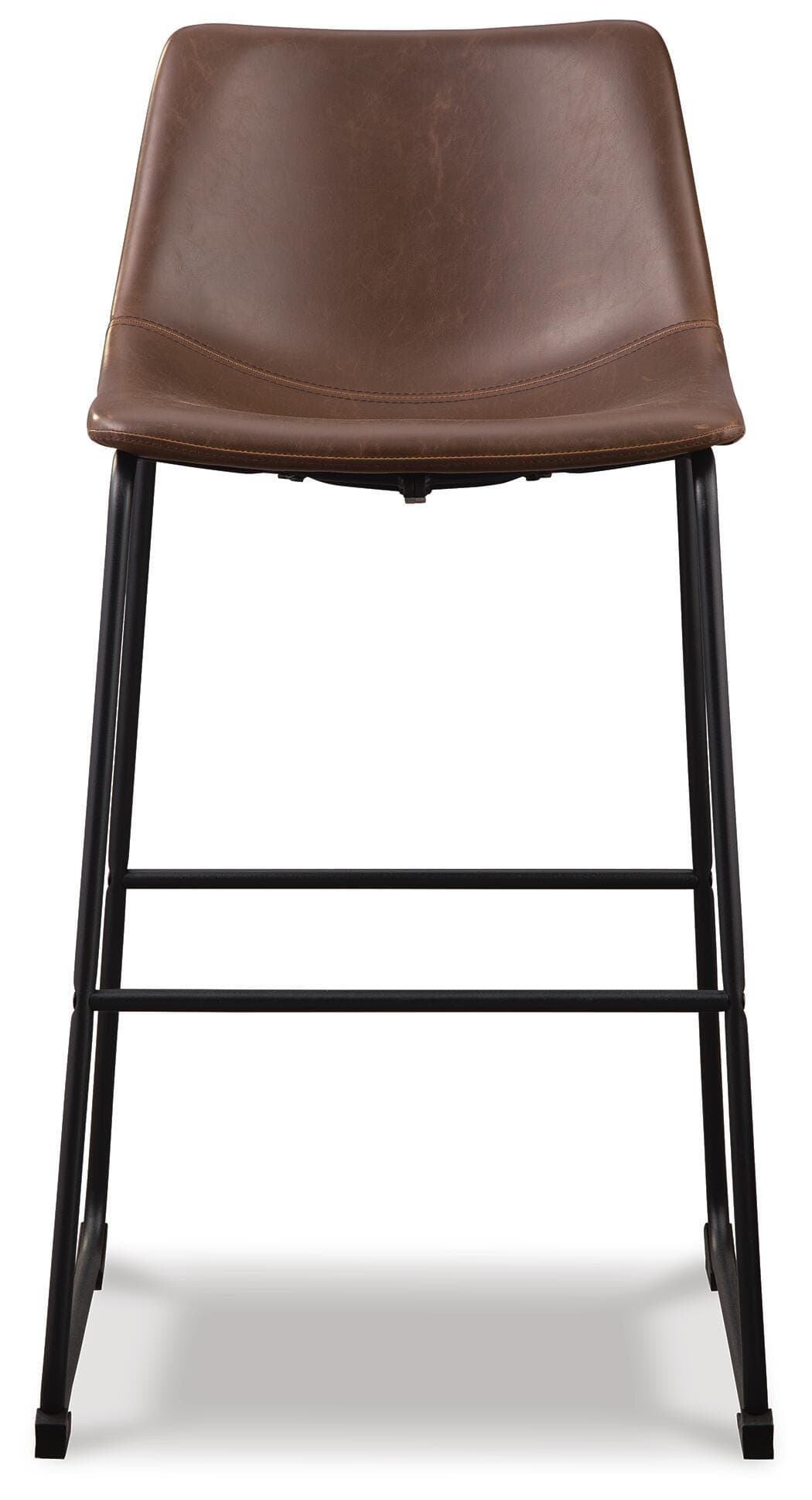 Centiar Pub Height Bar Stool — Black/Gray & Brown/Beige — view 4