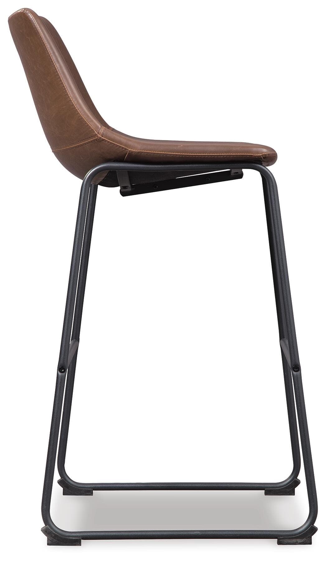 Centiar Pub Height Bar Stool — Black/Gray & Brown/Beige — view 5