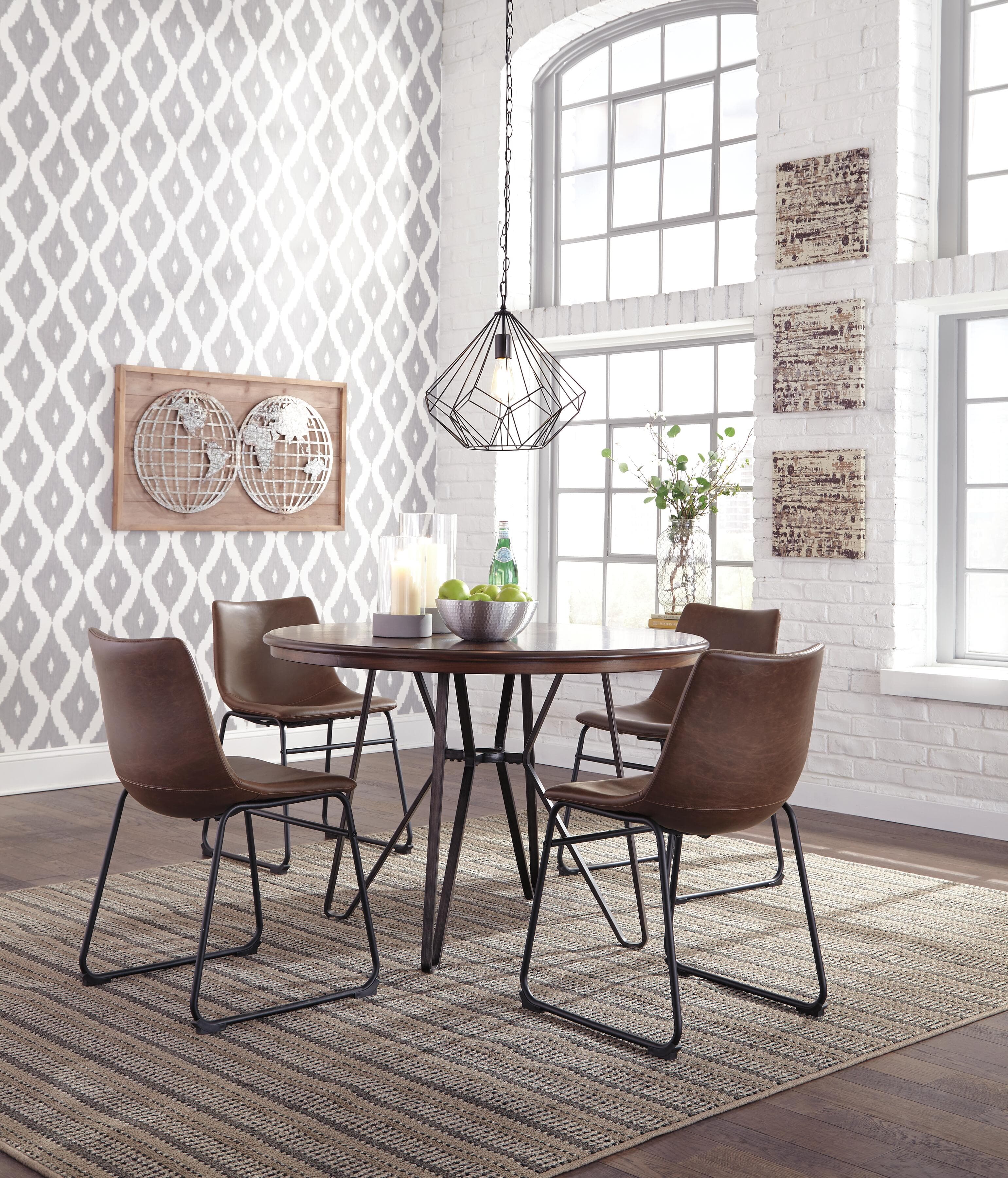 Centiar Dining Chair — Black/Gray & Brown/Beige — view 3