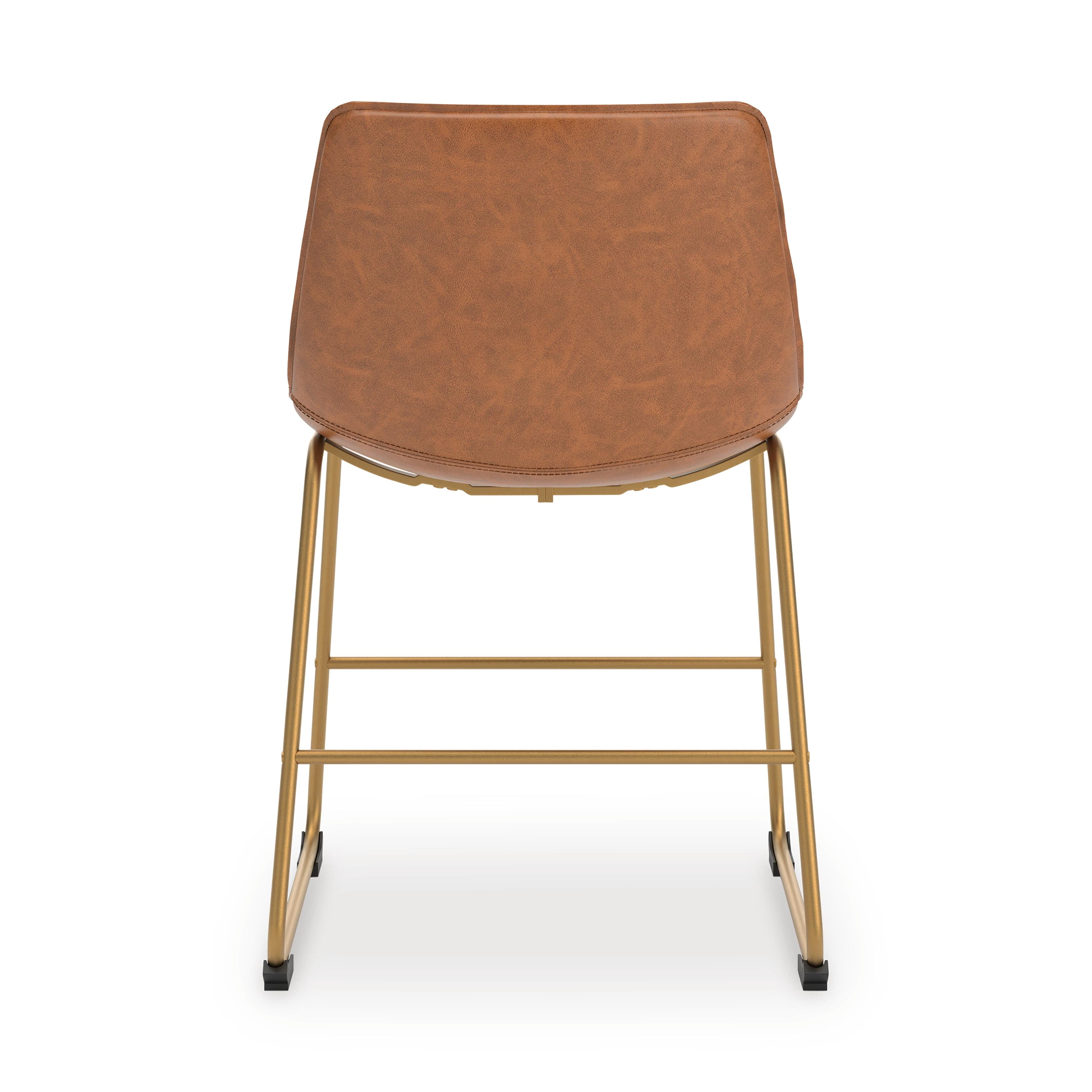 Crandox Dining Chair — Metallic & Brown/Beige — view 5