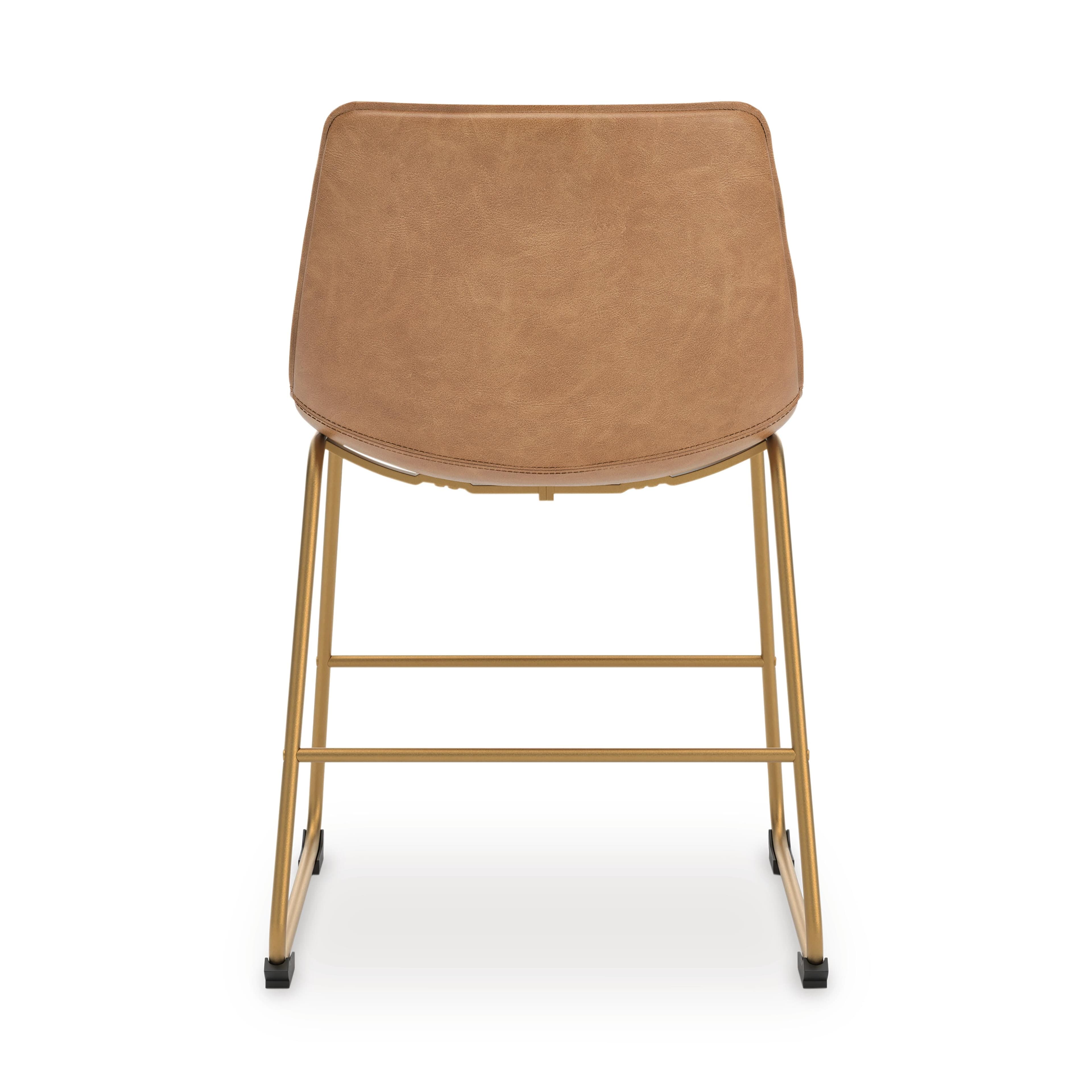 Crandox Dining Chair — Metallic & Brown/Beige — view 5