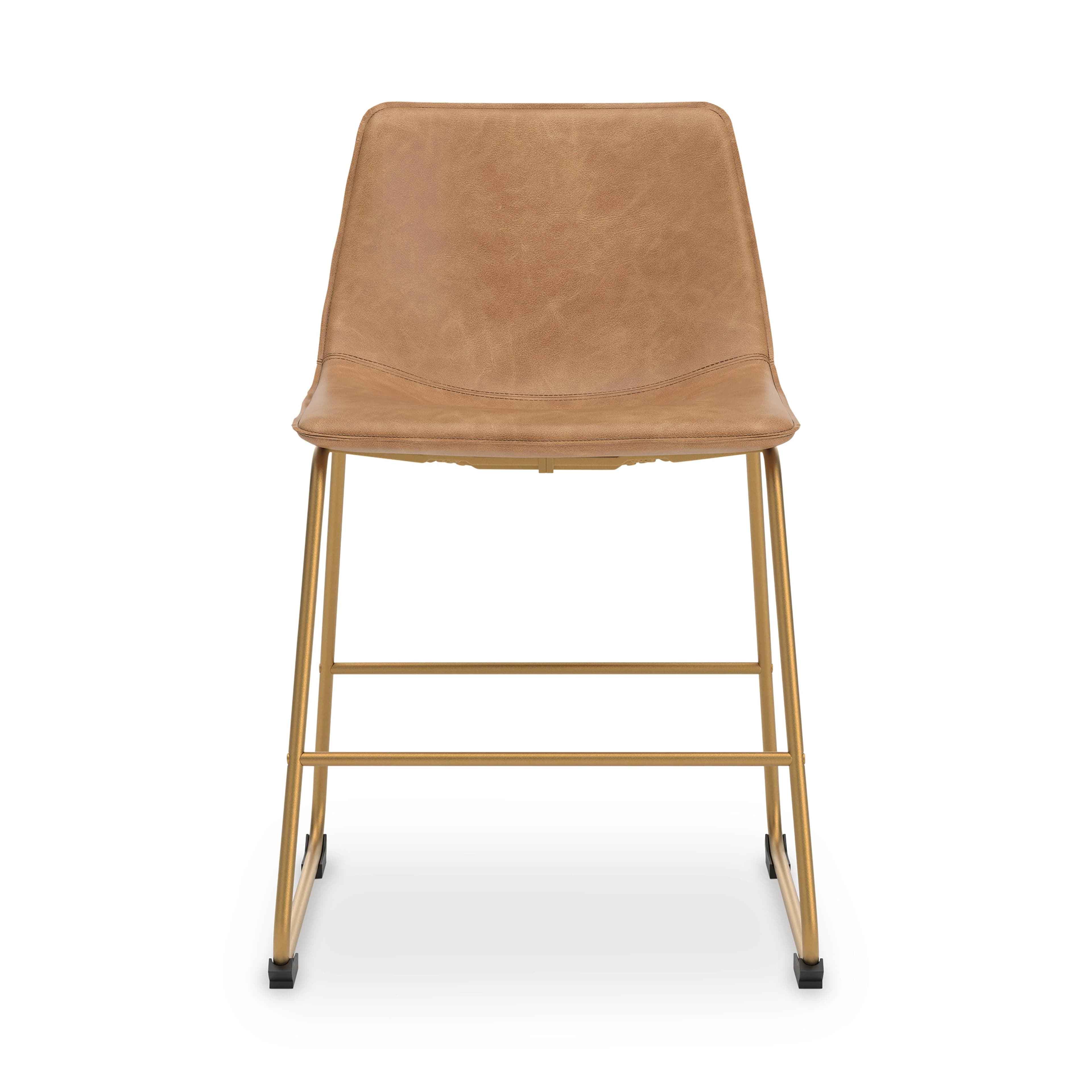 Crandox Dining Chair — Metallic & Brown/Beige — view 2