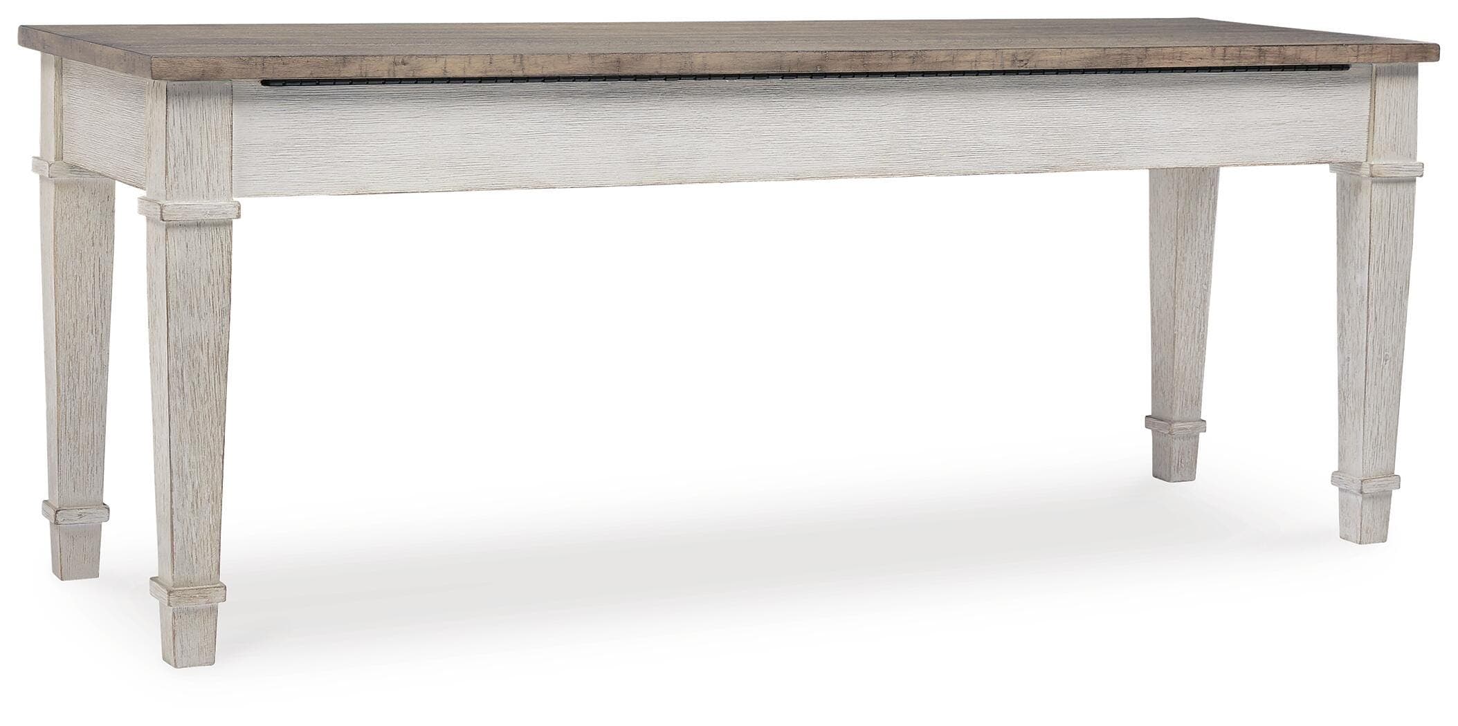 Skempton Storage Bench — White — view 7