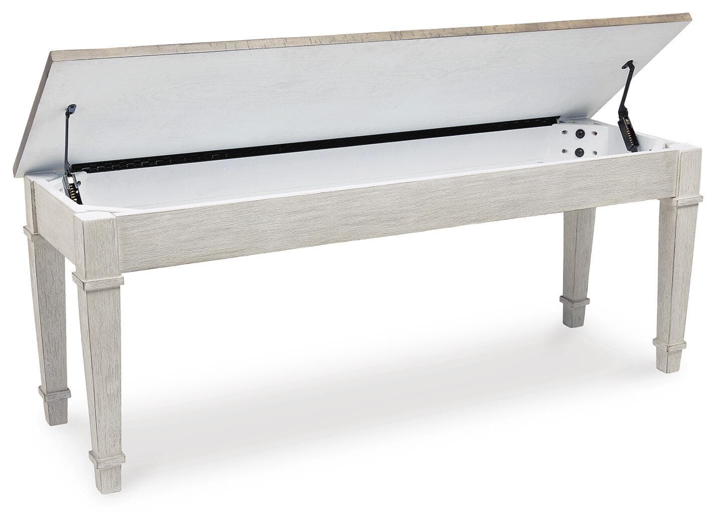 Skempton Storage Bench — White — view 3