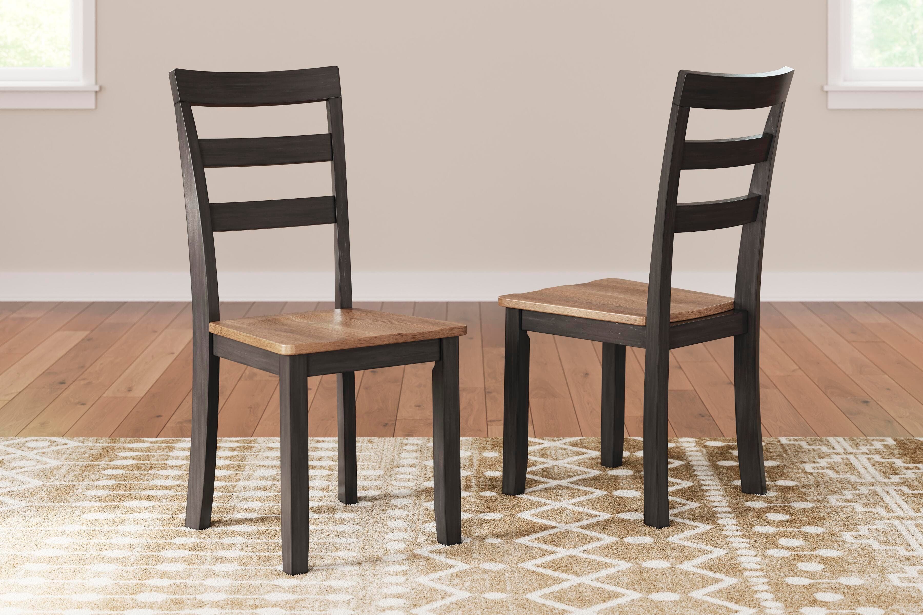 Gesthaven Dining Chair — Brown/Beige & Natural — view 2