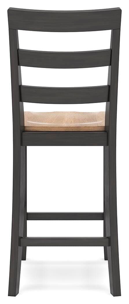 Gesthaven Counter Height Barstool — Brown/Beige & Natural — view 6