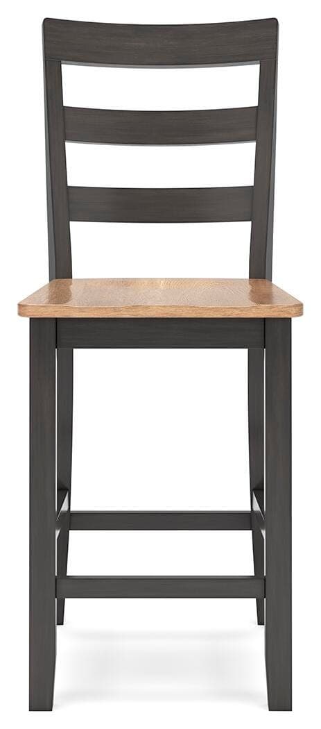 Gesthaven Counter Height Barstool — Brown/Beige & Natural — view 5