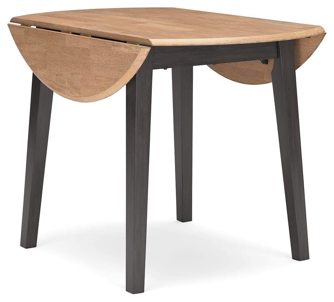 Gesthaven Dining Drop Leaf Table — Brown/Beige & Natural — view 4