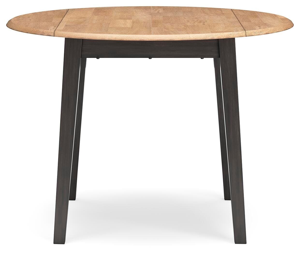 Gesthaven Dining Drop Leaf Table — Brown/Beige & Natural — view 3