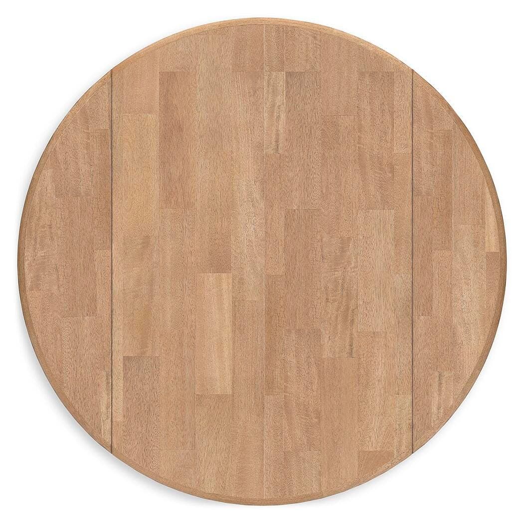 Gesthaven Dining Drop Leaf Table — Blue & Brown/Beige — view 5
