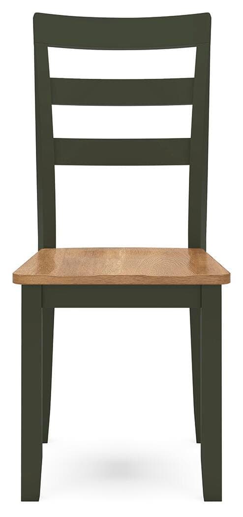 Gesthaven Dining Chair — Brown/Beige & Green — view 5