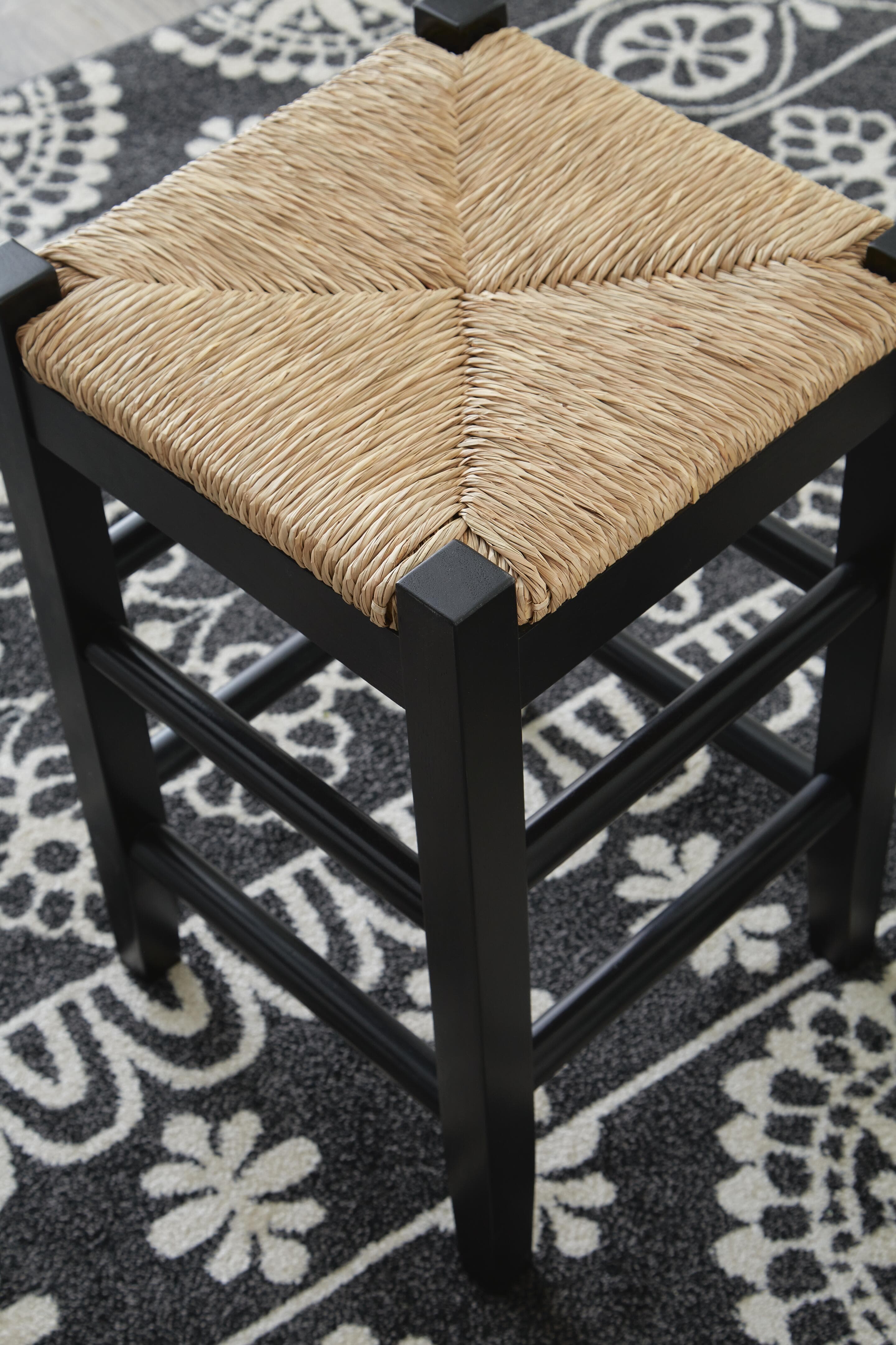 Mirimyn Bar Height Bar Stool — Black/Gray & Brown/Beige — view 5