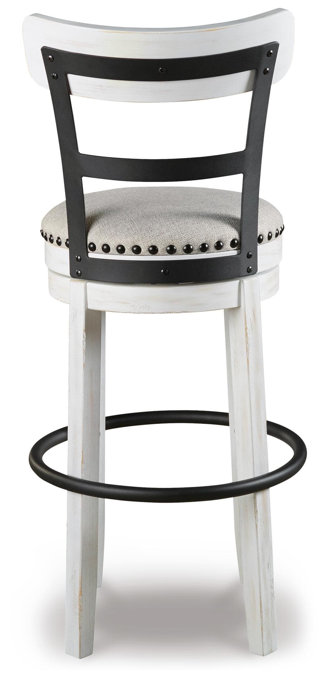 Valebeck Bar Height Bar Stool — White, Black/Gray & Brown/Beige — view 5