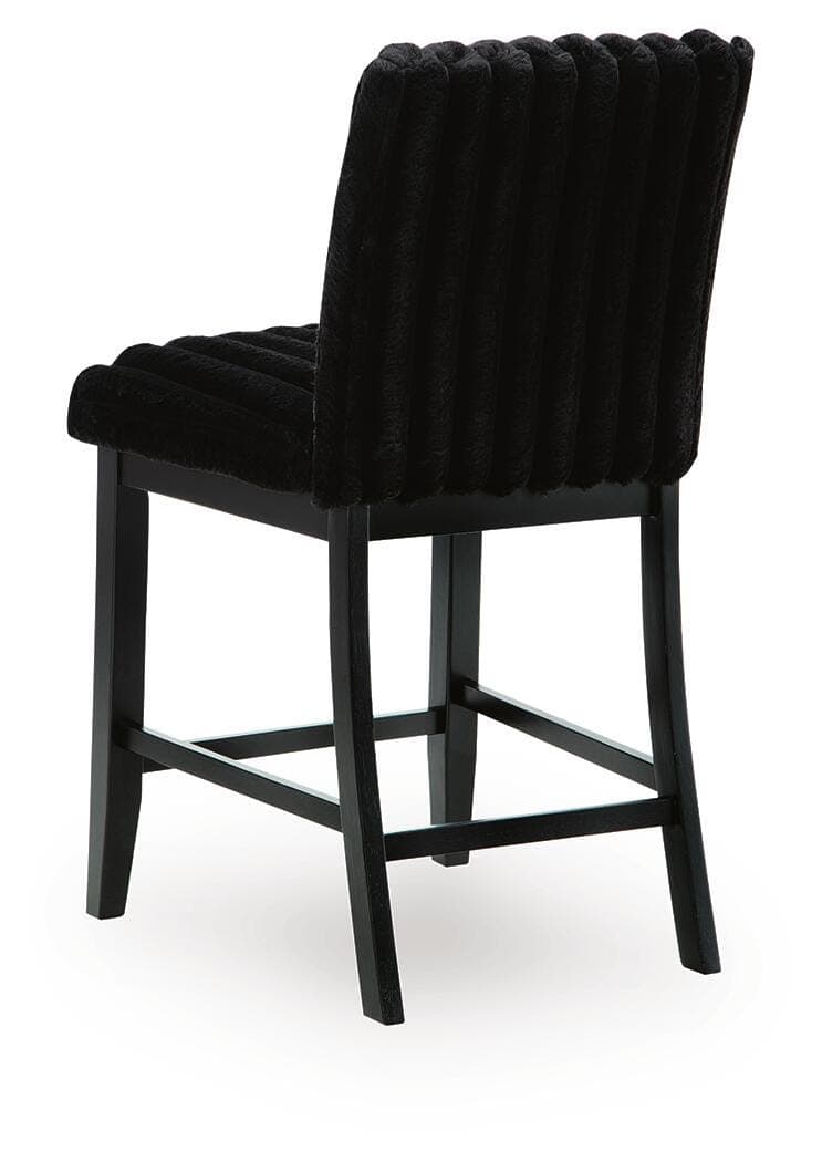 Lilyberg Counter Height Barstool — Black/Gray — view 6