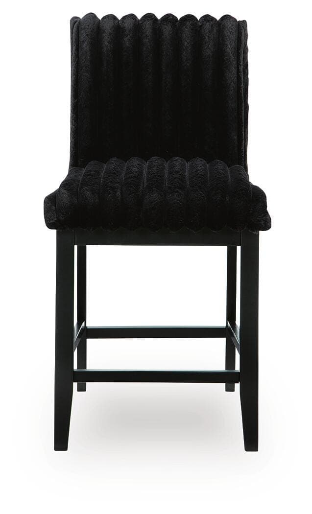 Lilyberg Counter Height Barstool — Black/Gray — view 4