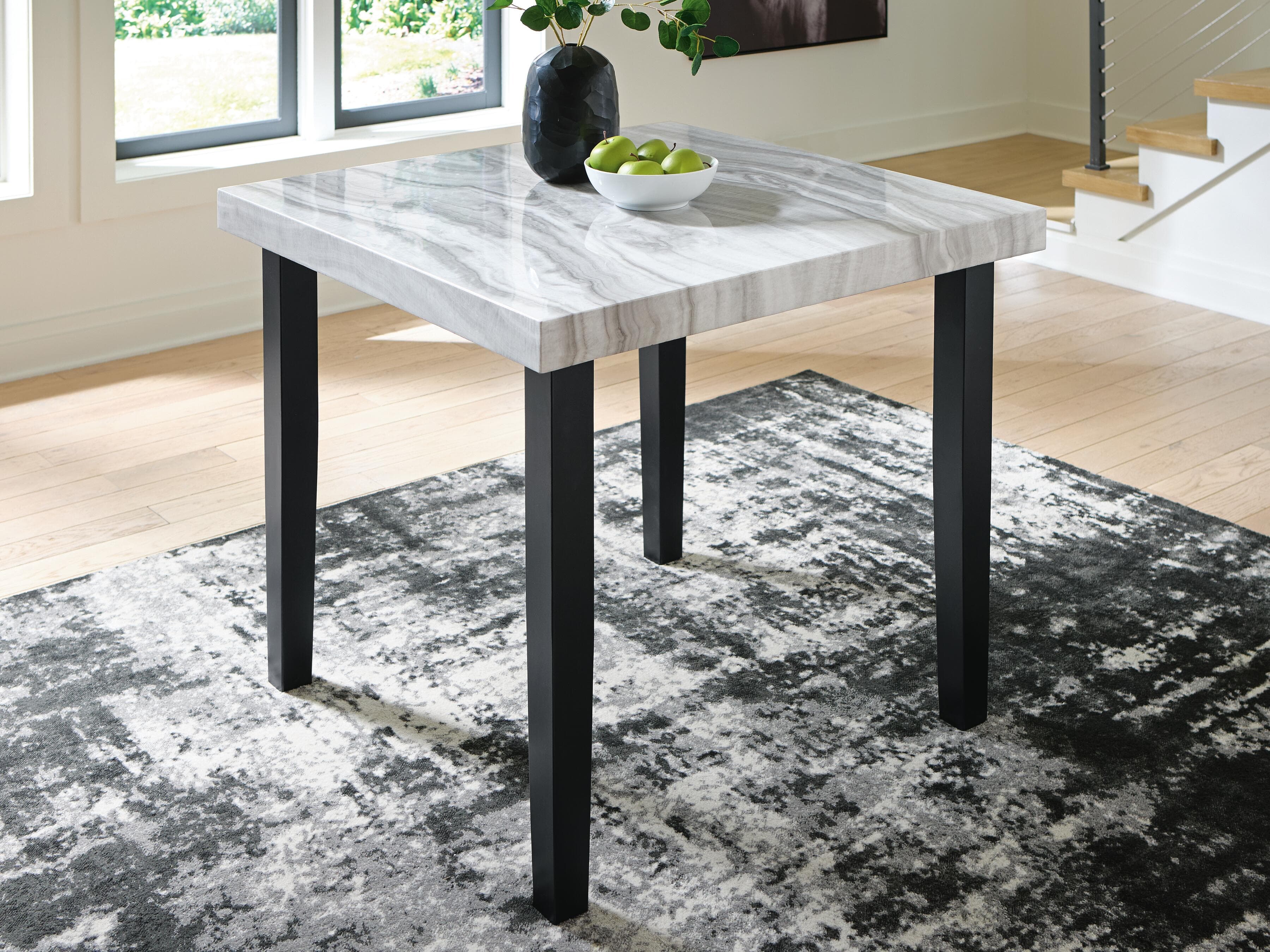 Lilyberg Counter Height Dining Table — Black/Gray — view 2