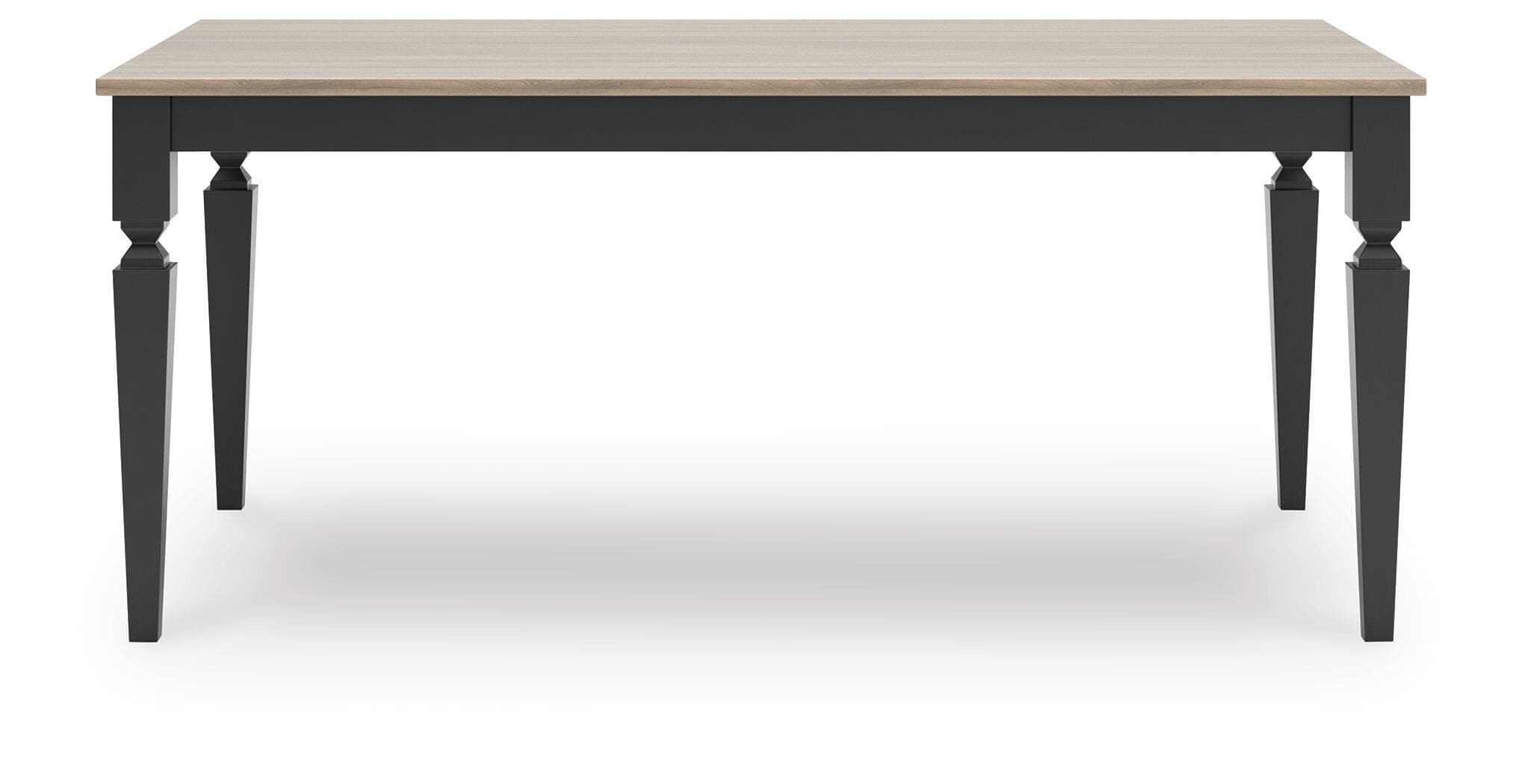 Plazaton Dining Table — Black/Gray & Brown/Beige — view 5