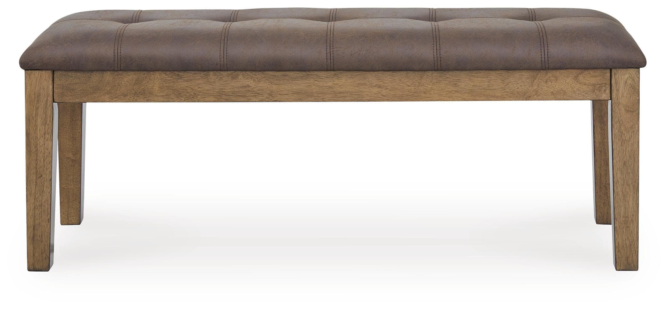 Broxtyn 50" Dining Bench — Brown/Beige — view 3