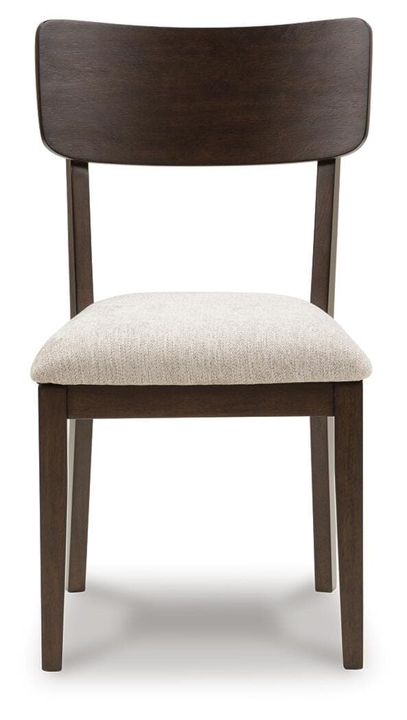 Dantenton Dining Chair — Brown/Beige & Red/Burgundy — view 4