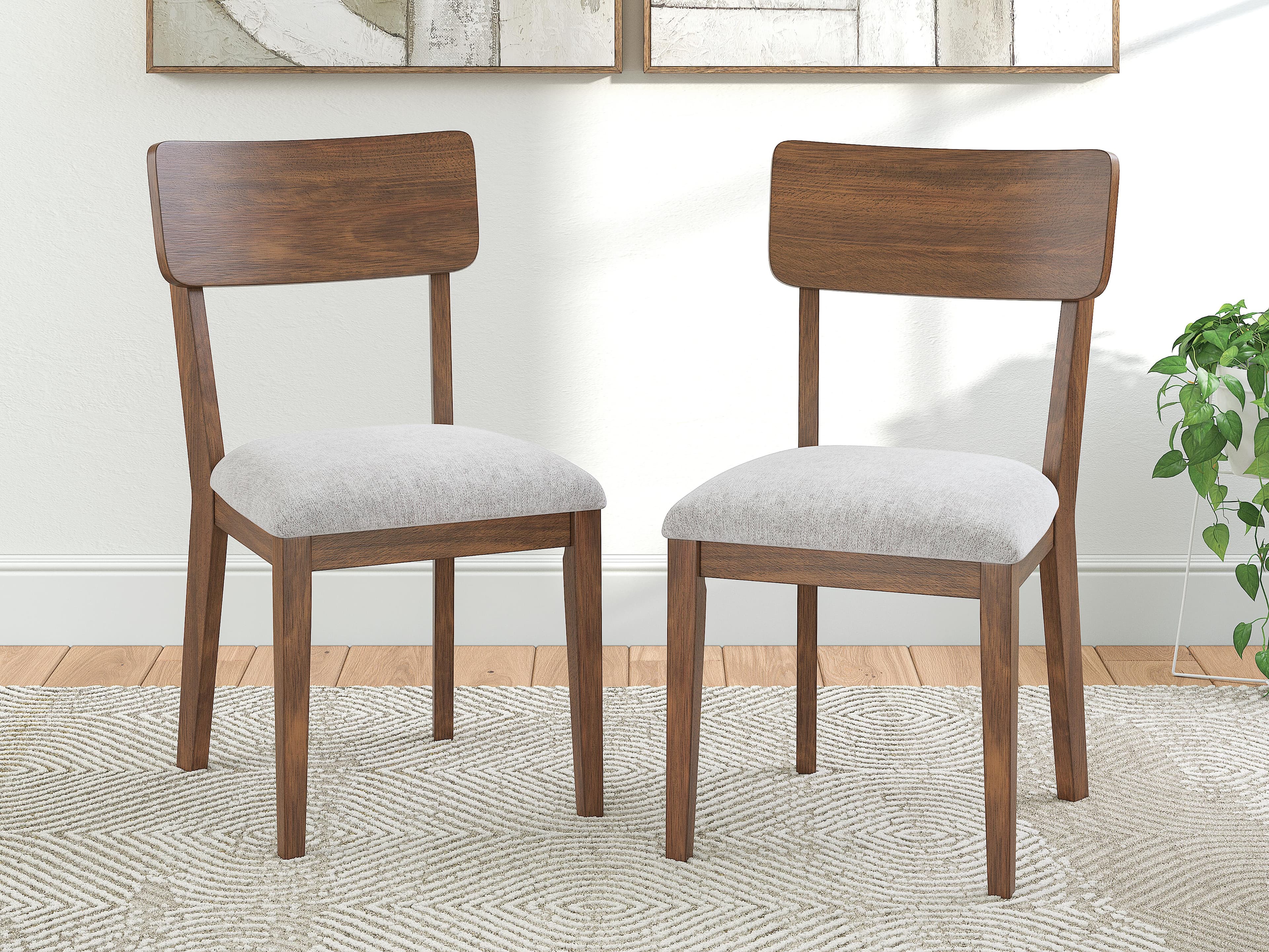 Lyncott Dining Chair — Brown/Beige — view 2