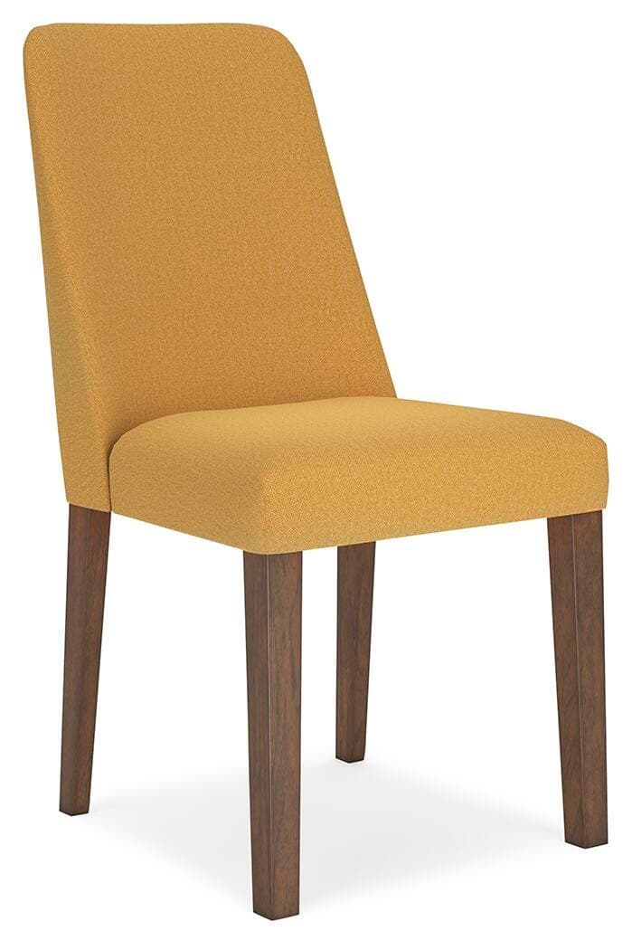 Lyncott Dining Chair — Yellow & Brown/Beige — view 3