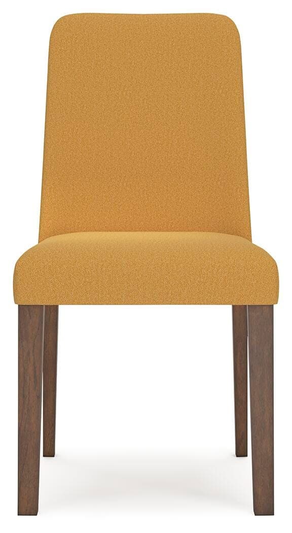 Lyncott Dining Chair — Yellow & Brown/Beige — view 2
