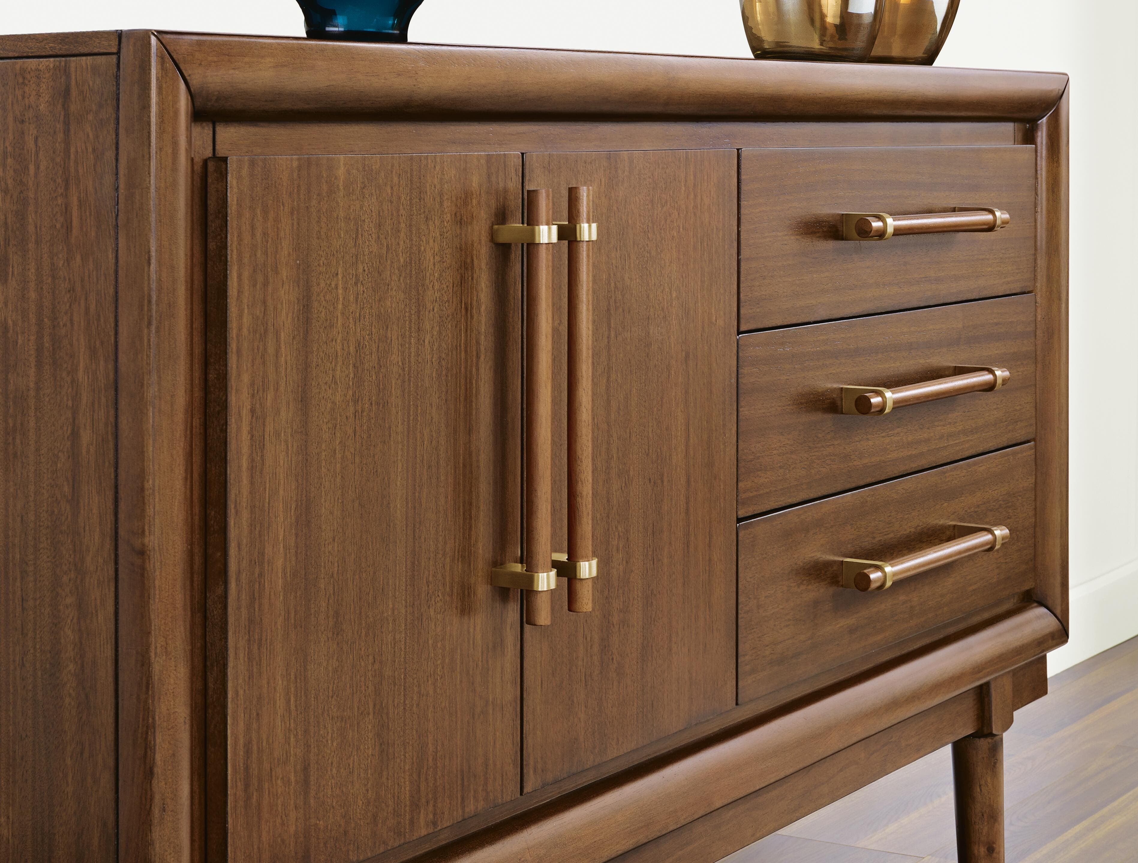 Lyncott Dining Server — Brown/Beige — view 7