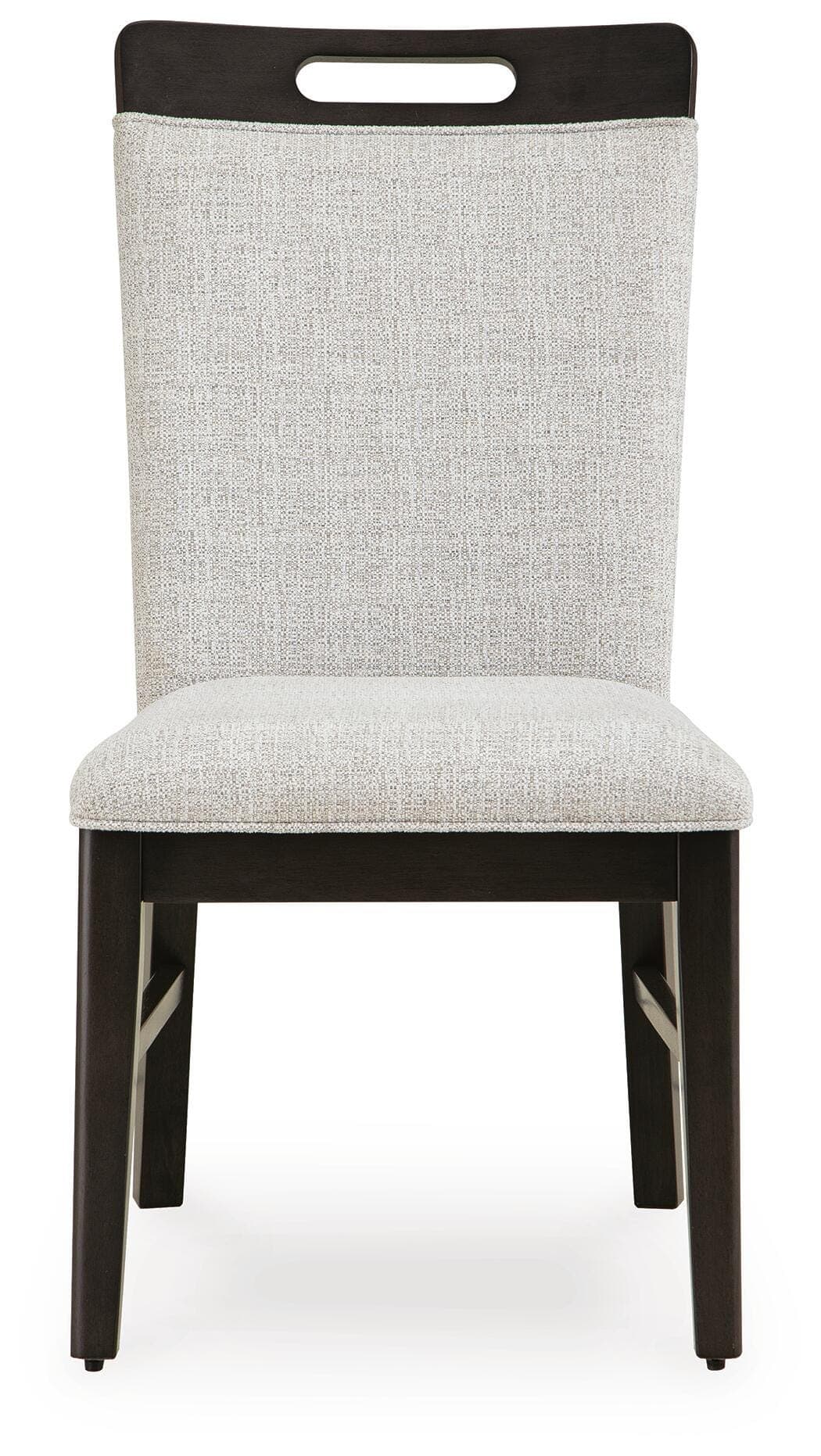 Neymorton Dining Chair — Black/Gray & Brown/Beige — view 4