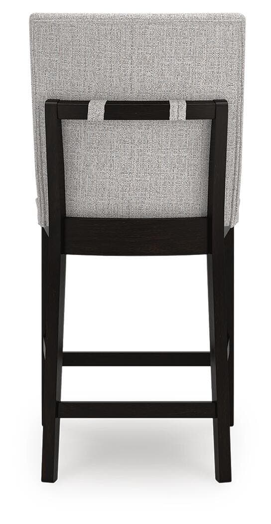 Neymorton Counter Height Barstool — Black/Gray — view 6