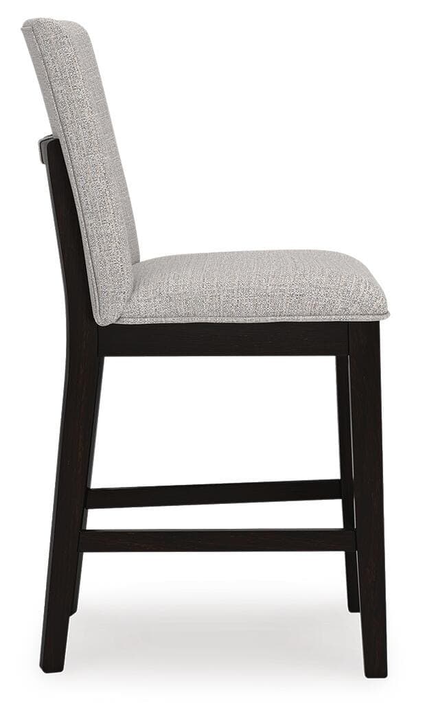 Neymorton Counter Height Barstool — Black/Gray — view 5