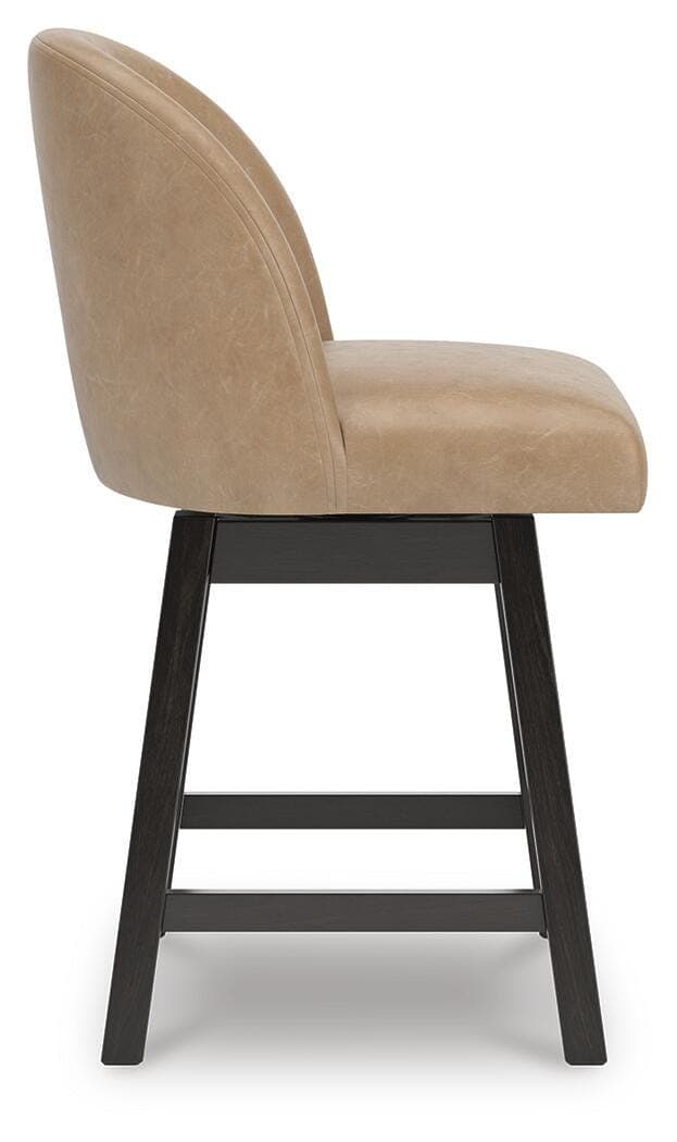 Neymorton Counter Height Barstool — Brown/Beige — view 5