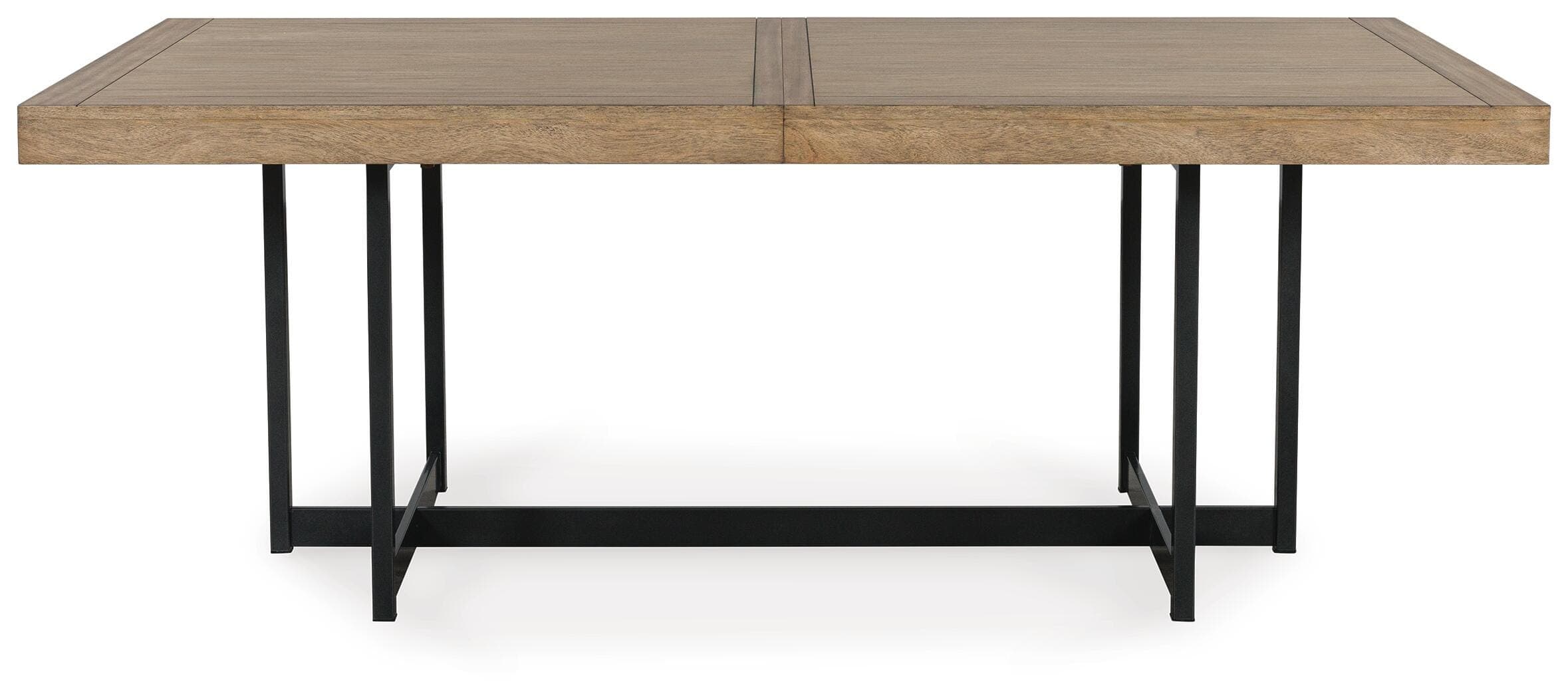 Tomtyn Dining Extension Table — Black/Gray & Brown/Beige — view 5
