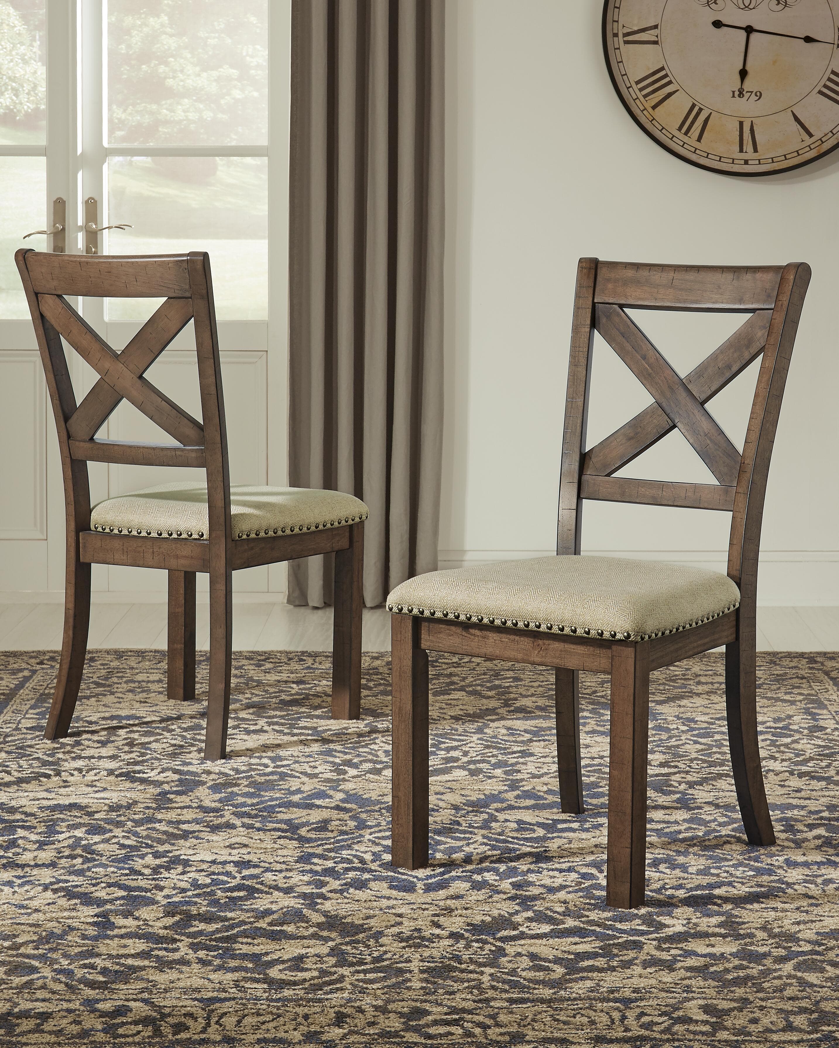 Moriville Dining Chair — Brown/Beige — view 6
