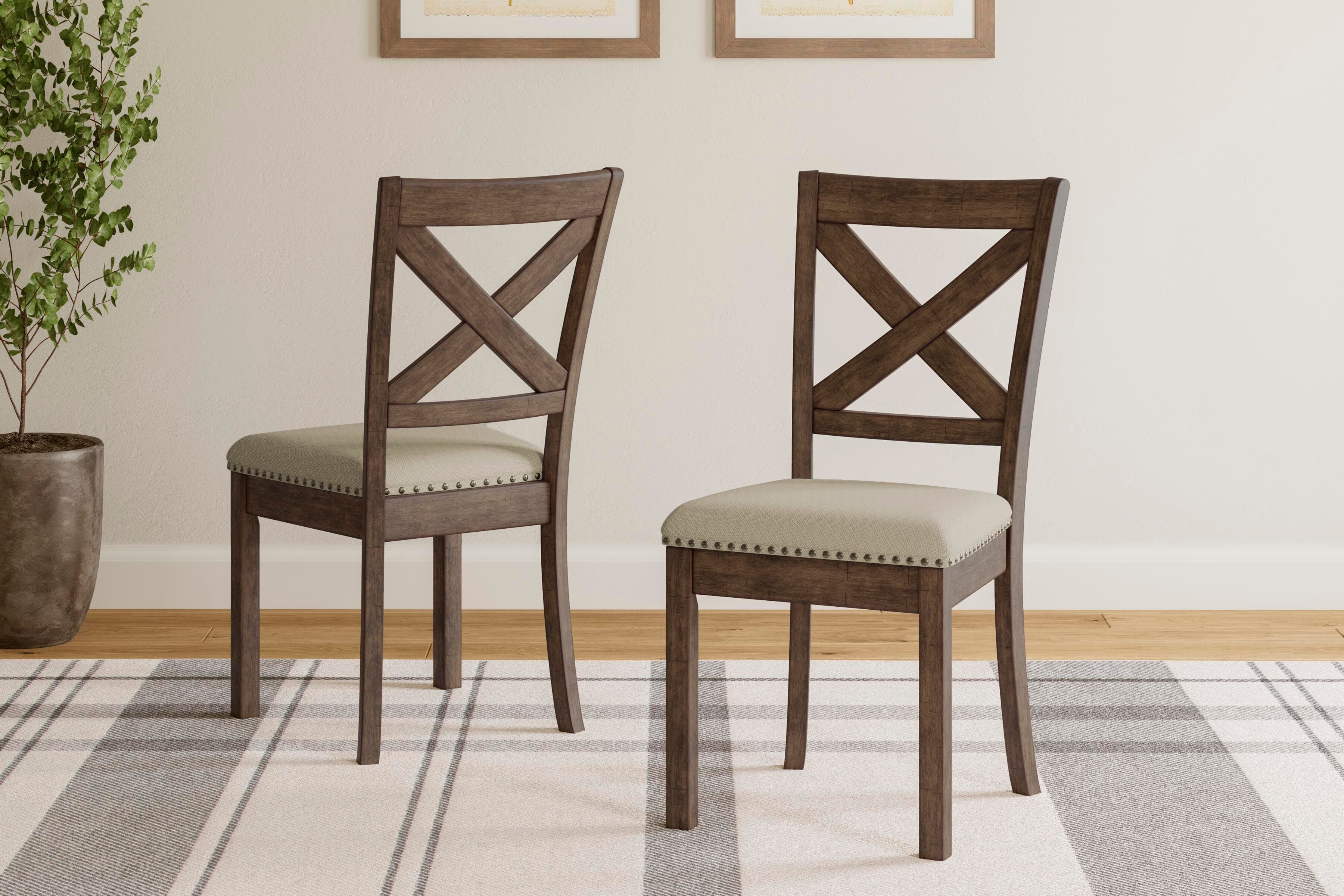 Moriville Dining Chair — Brown/Beige — view 2