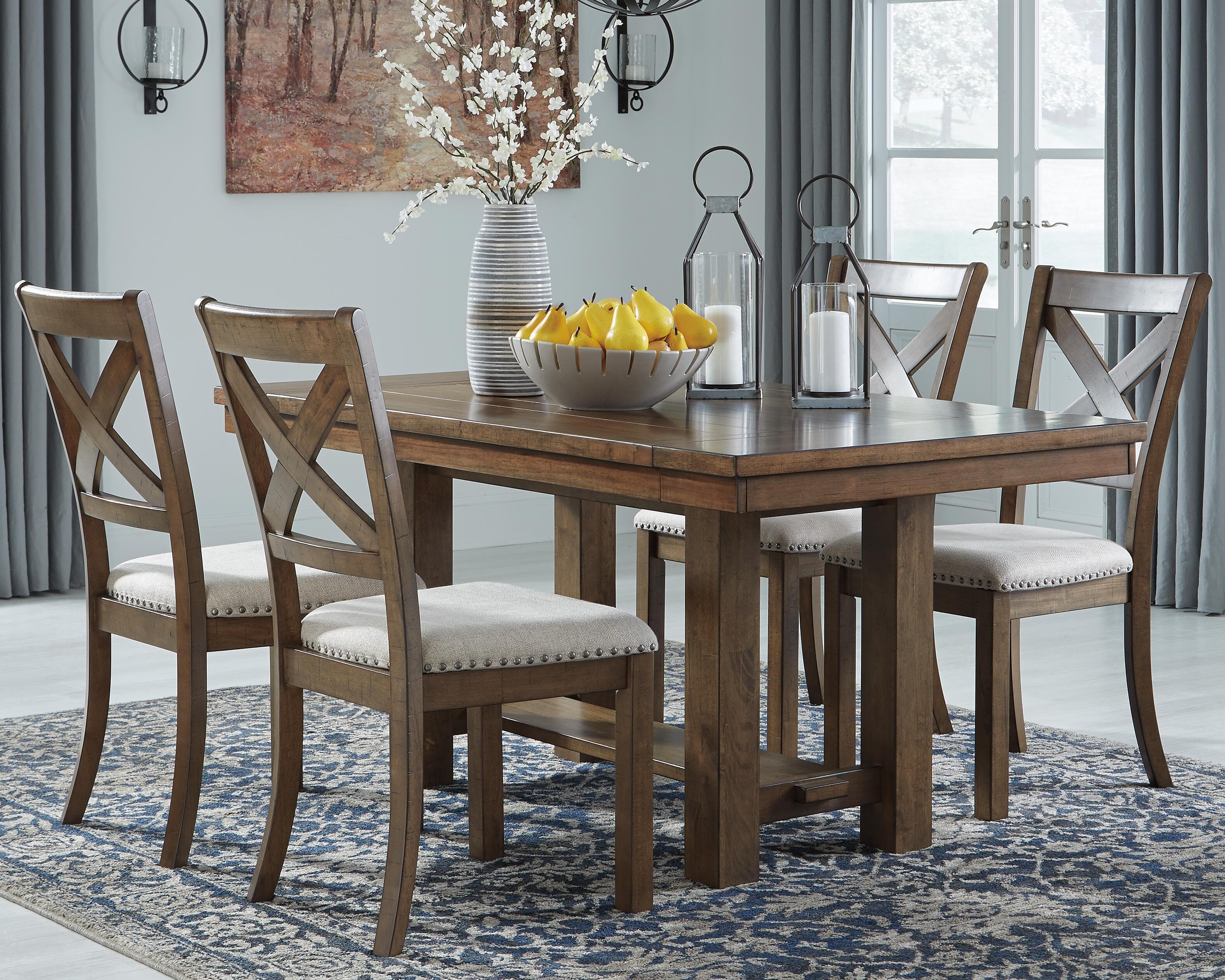 Moriville Dining Extension Table — Brown/Beige — view 2