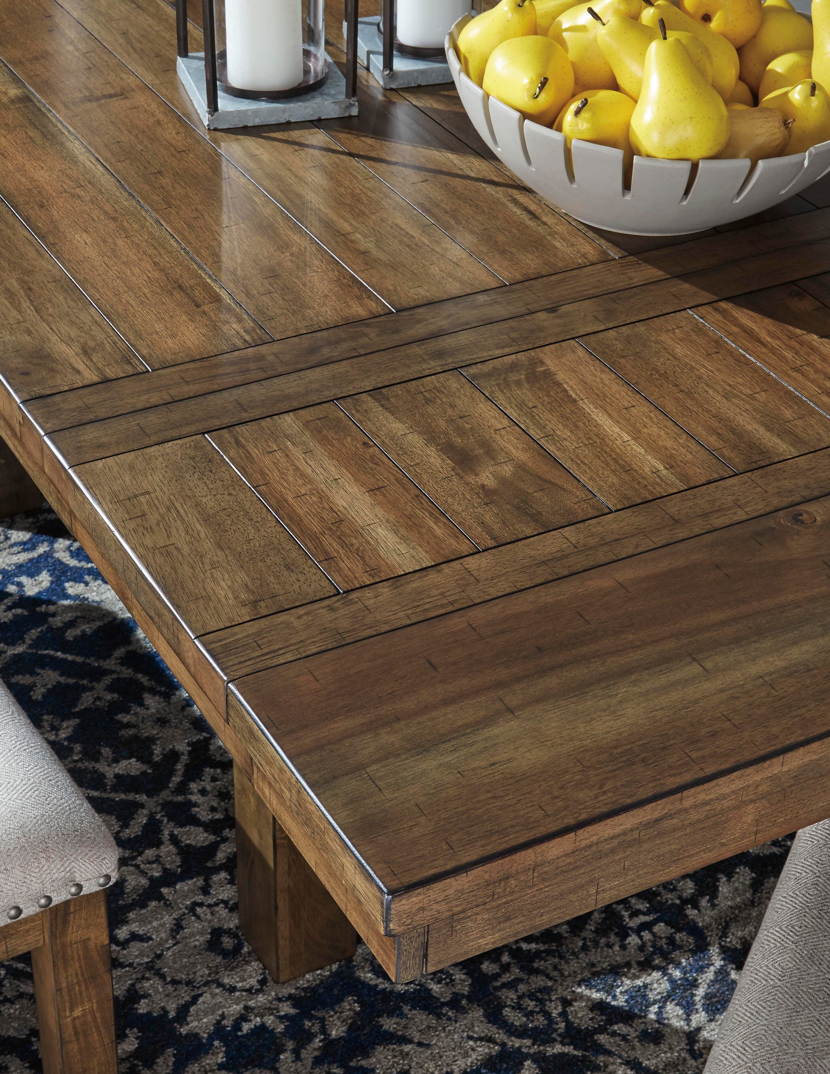 Moriville Dining Extension Table — Brown/Beige — view 3