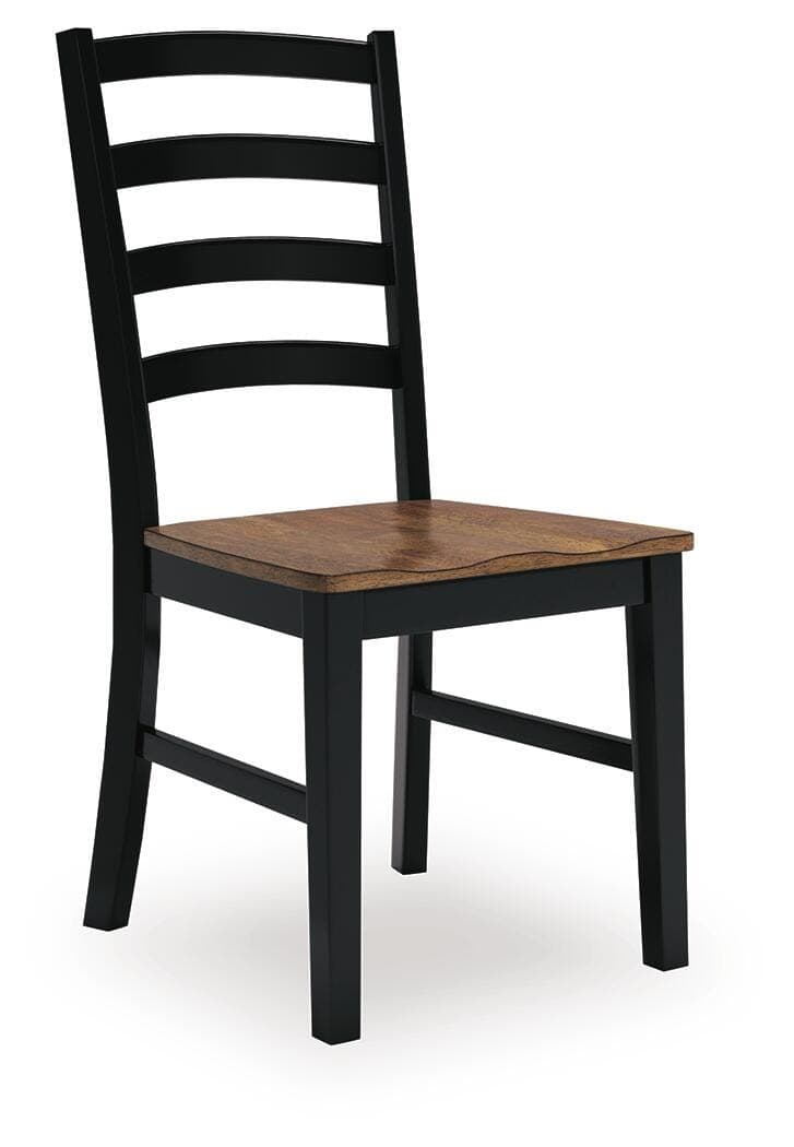 Wildenauer Dining Chair — Black/Gray & Brown/Beige — view 3