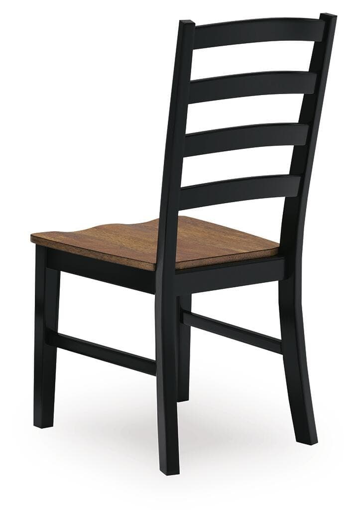 Wildenauer Dining Chair — Black/Gray & Brown/Beige — view 5