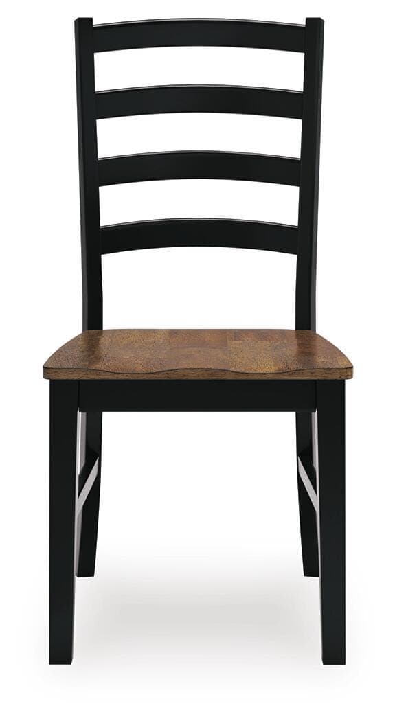 Wildenauer Dining Chair — Black/Gray & Brown/Beige — view 4