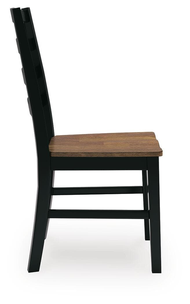 Wildenauer Dining Chair — Black/Gray & Brown/Beige — view 7