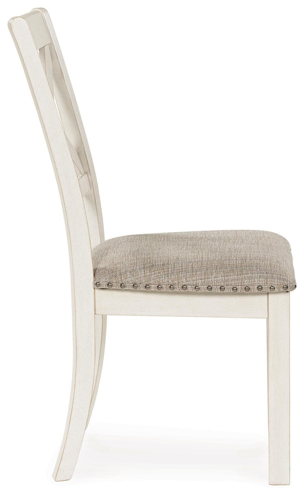 Robbinsdale Dining Chair — White & Black/Gray — view 4