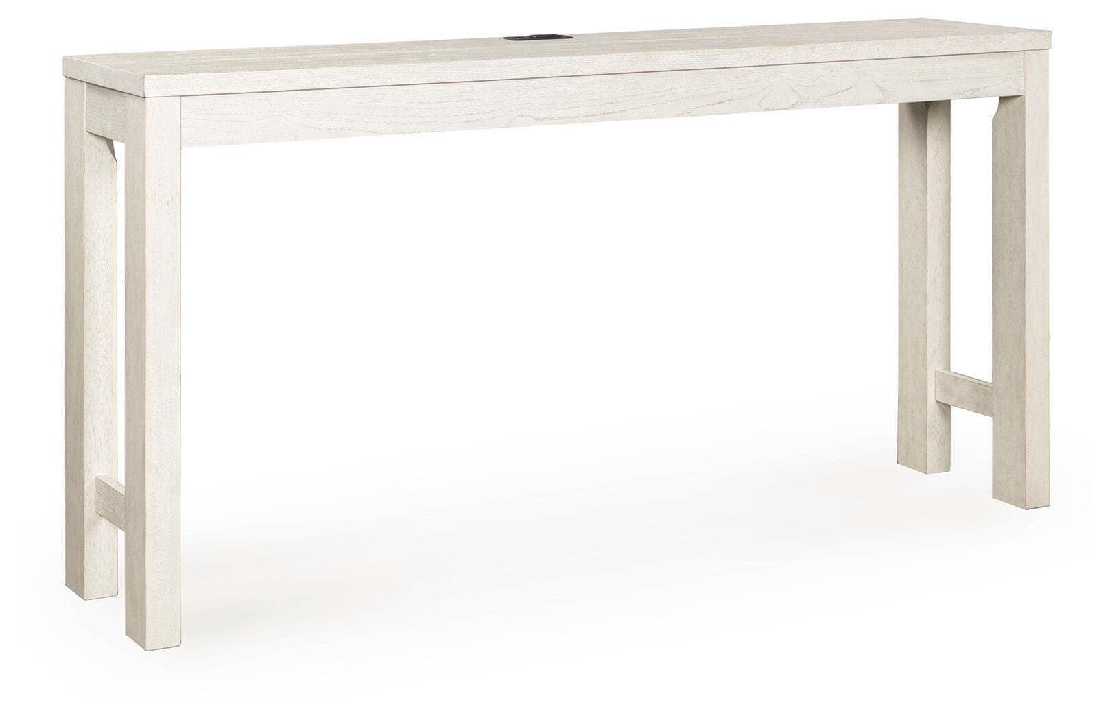 Robbinsdale Counter Height Dining Table and 3 Barstools Set — White — view 4