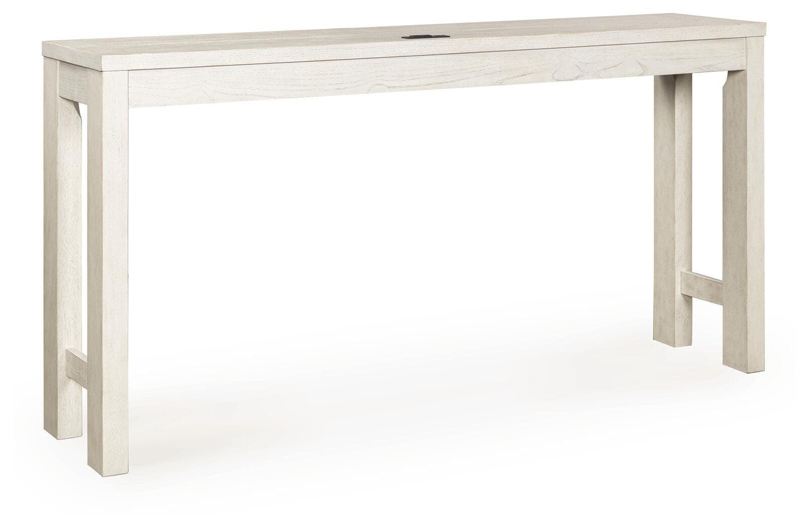 Robbinsdale Counter Height Dining Table and 3 Barstools Set — White — view 6