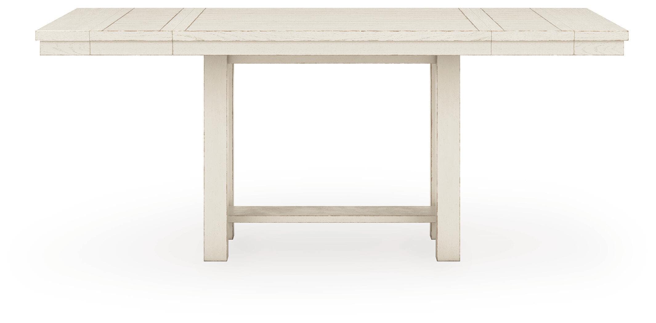 Robbinsdale Counter Height Dining Extension Table — White — view 3