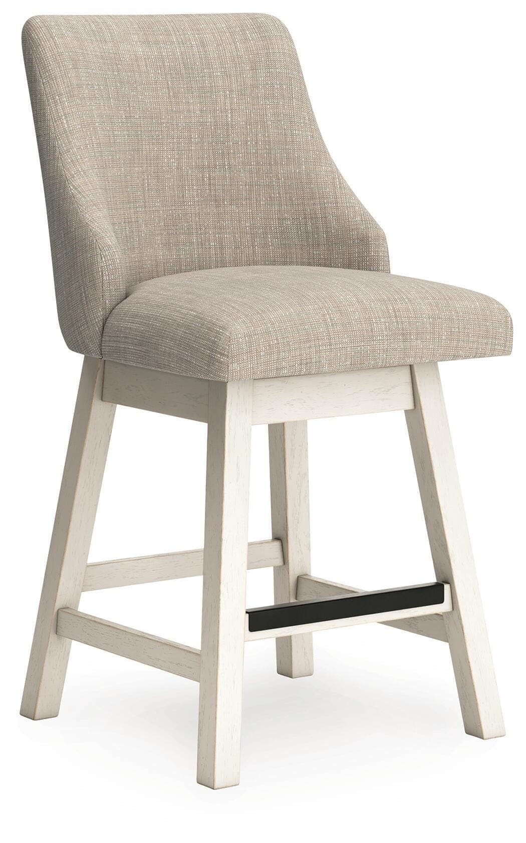 Robbinsdale Counter Height Barstool — Antique White — view 3
