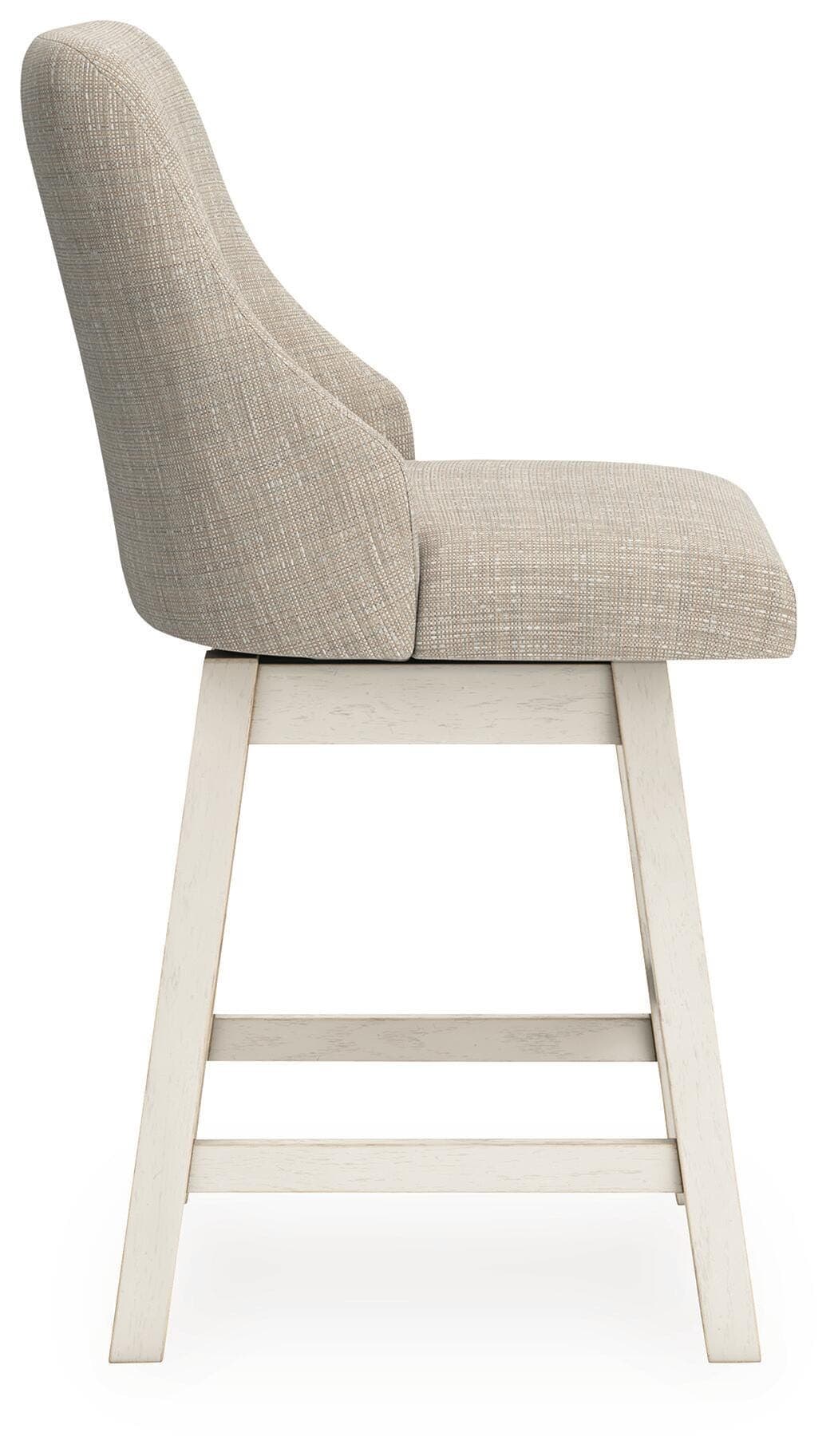 Robbinsdale Counter Height Barstool — Antique White — view 5