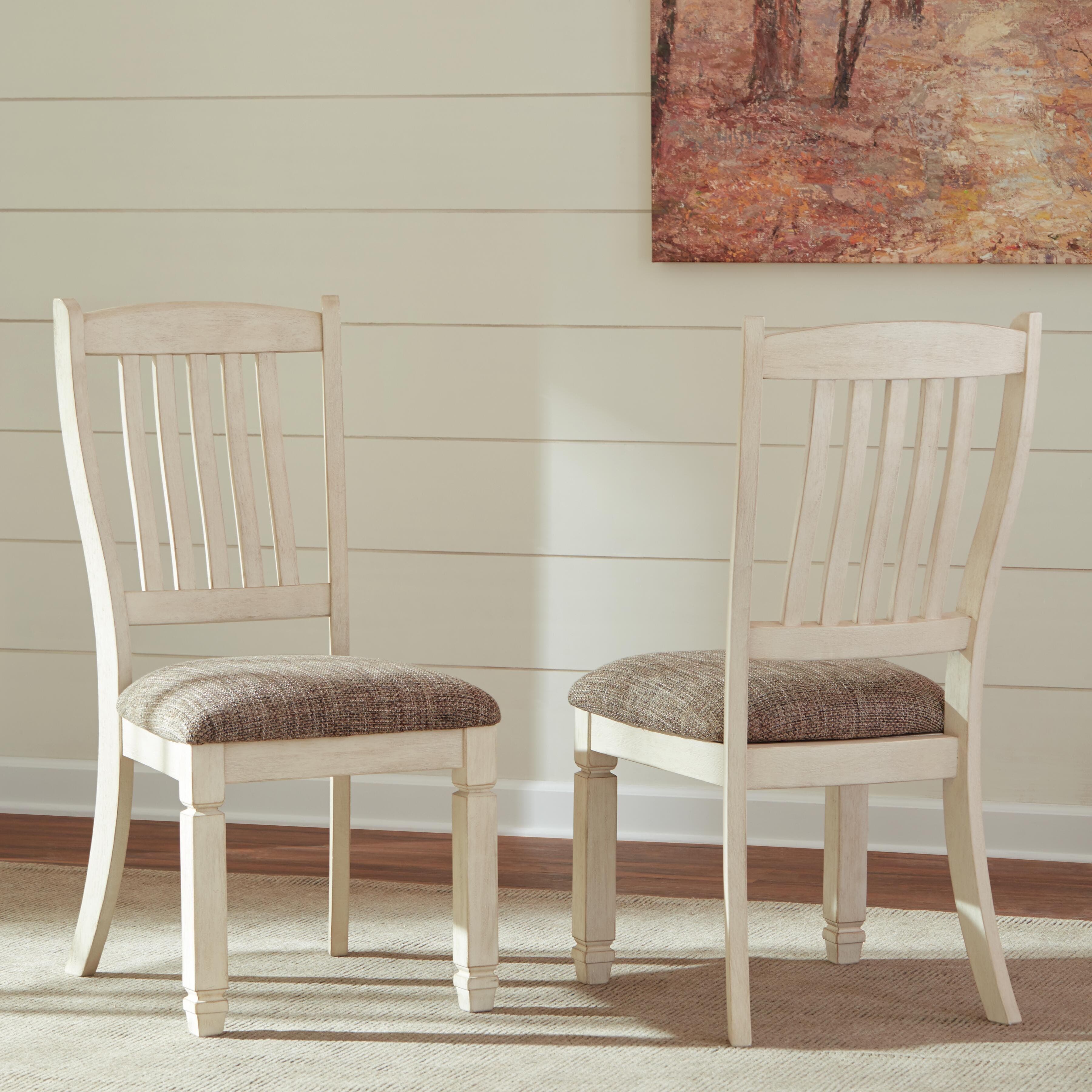 Bolanburg Dining Chair — Brown/Beige & White — view 2