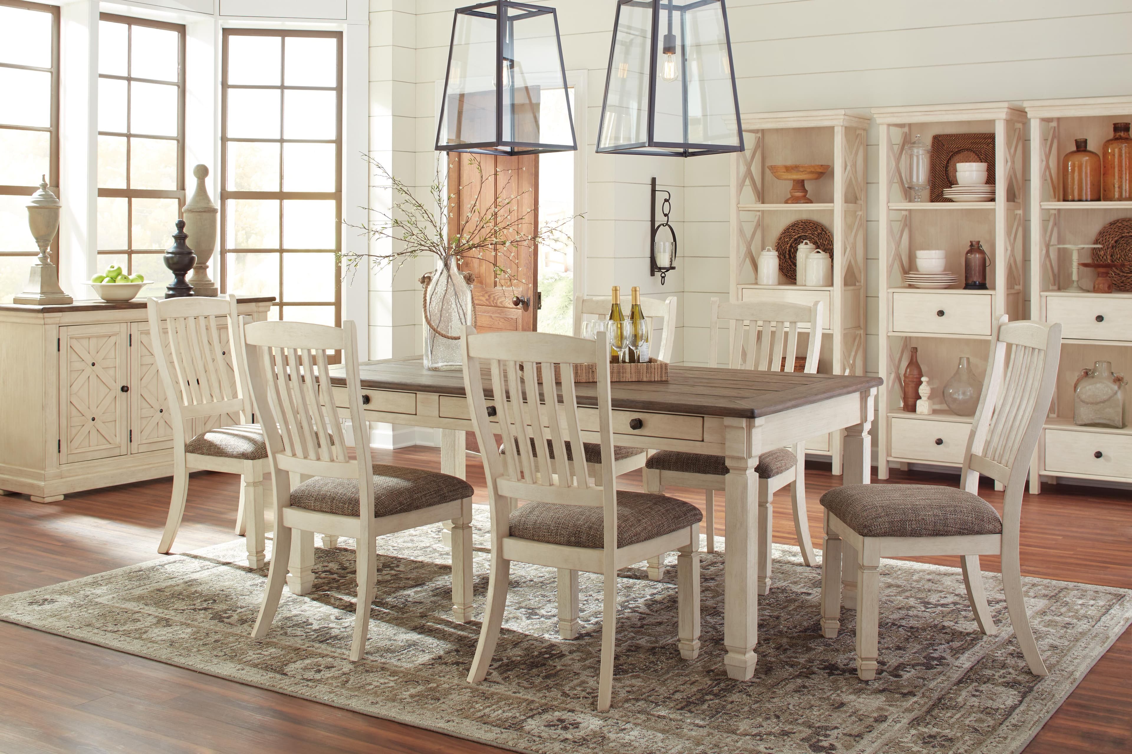 Bolanburg Dining Table — Brown/Beige & White — view 6
