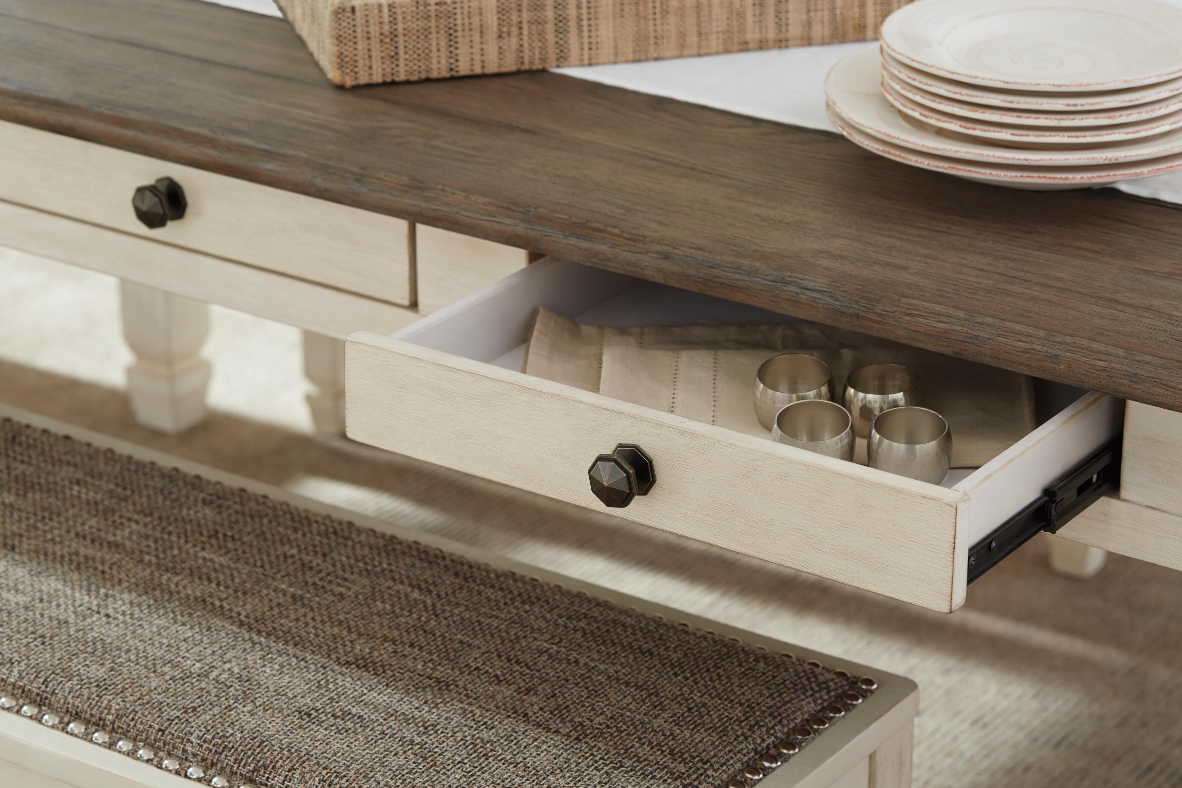 Bolanburg Dining Table — Brown/Beige & White — view 3